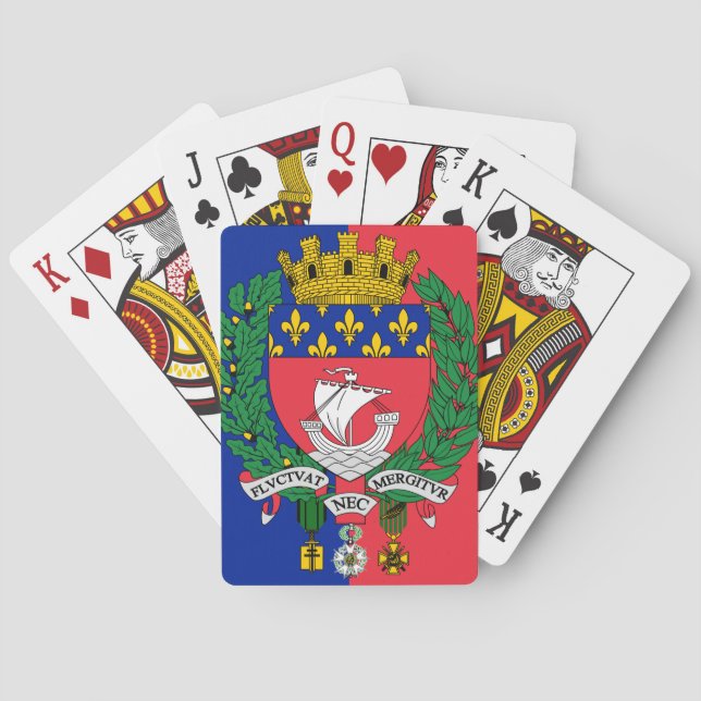 Baralho Flag of Paris, France (Verso)