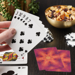 Baralho Flaming Fiery Phoenix Burning Snowflake