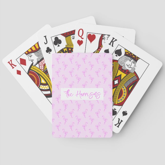 Baralho Flamingo Playful Pink Summer Standard (Verso)