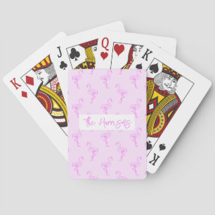 Baralho Flamingo Stand on One leg Pink Summer Standard
