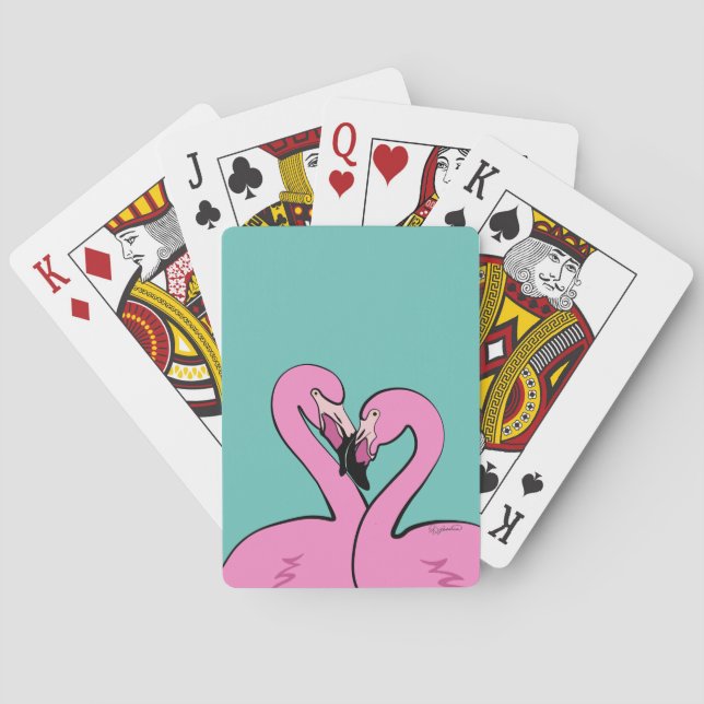 Baralho Flamingos Playing Cards (Verso)