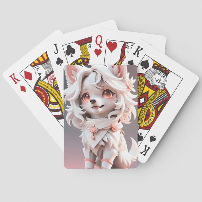 Baralho Floffy Pink E White Puppy (Verso)