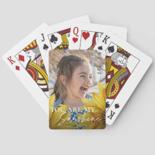 Baralho Flor Amarelo Brilhante E Bonito Você É Meu Sol