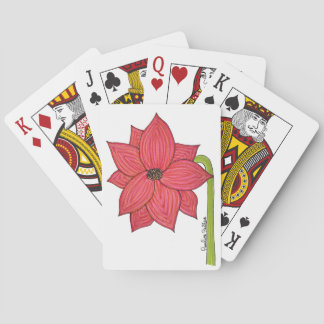 Baralho Flor Estrela Vermelha