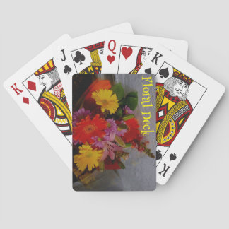 Baralho Floral de Cartas de Jogar