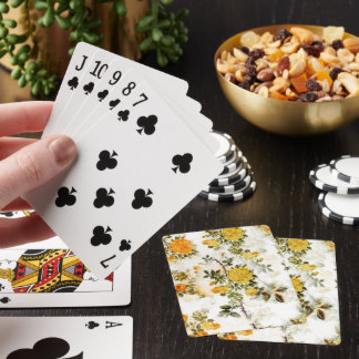 Baralho Floral Design Poker Cards