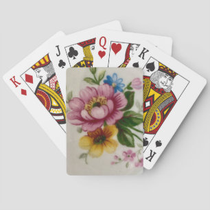 Baralho Floral Inspirado em Porcelana