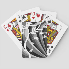 Baralho Floral Monocromático