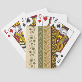 Baralho Floral Stripes