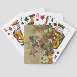 Baralho Flores Brancas e Rosa (Pêonias Ainda Vidas)