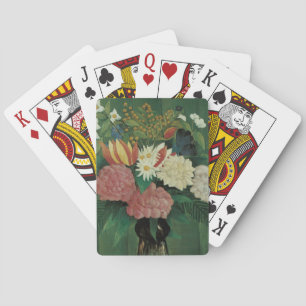 Baralho Flores com Hera por Henri Rousseau, Floral Vintage
