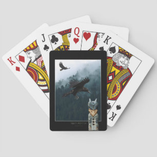 Baralho Flores - Crows & Totem Pole Haida Pack