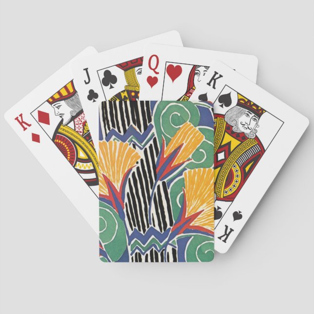 Baralho Flores de Ouro de Arte de Seguy (Verso)