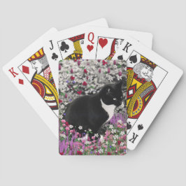 Baralho Flores II - Gato Tuxedo Kitty