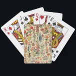 Baralho Flores Vintage por Adolphe Millot<br><div class="desc">Por favor, visite minha loja para obter design mais interessante e mais opções de cores.
=> zazzle.com/colorfulworld*</div>