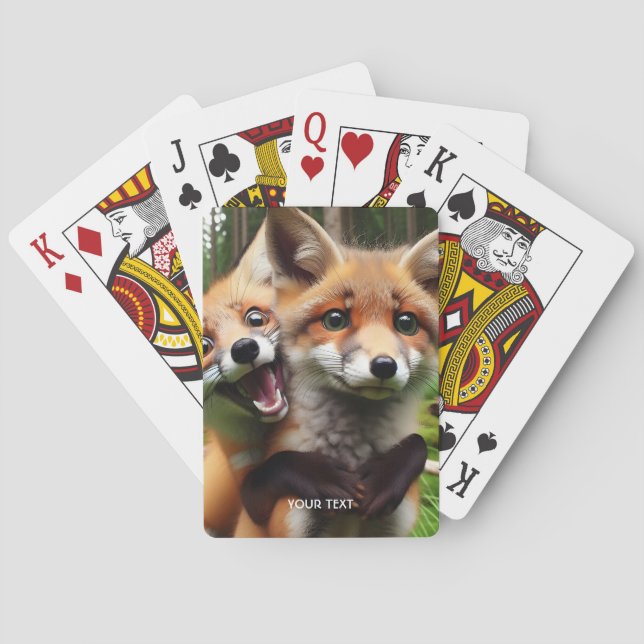 Baralho Floresta de Raposas Bons Fantasy (Verso)