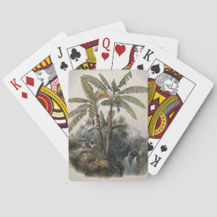 Baralho Floresta Tropical Antiquada de Banana Vintage Bo