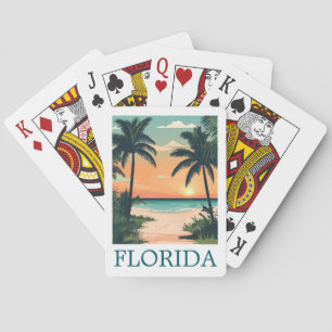 Baralho Flórida Sunshine State – Paraíso de Praia Tropical