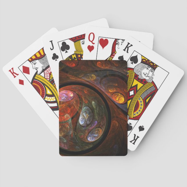 Baralho Fluid Connection Abstrato Art (Verso)