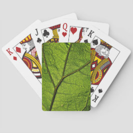 Baralho Folha de Borboleta Verde