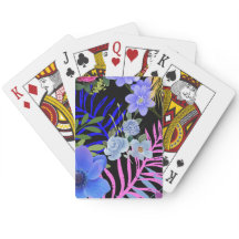 Folhagem Botânica Fern Retro Floral Colorida