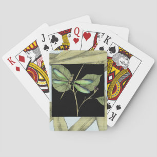 Baralho Folhas com Dragonfly Inset por Jennifer Goldberger