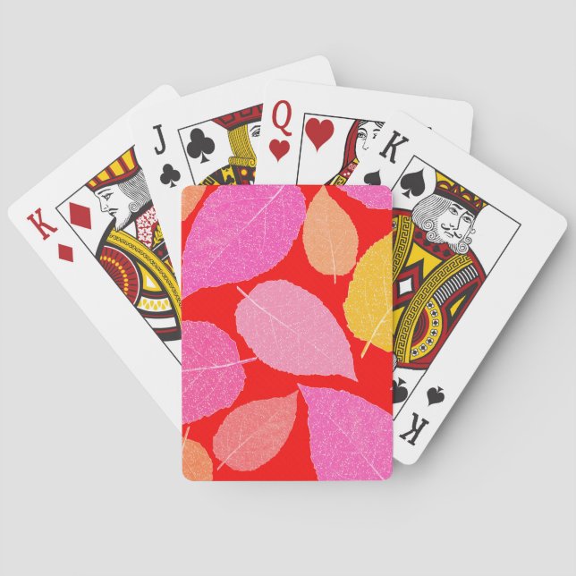 Baralho Folhas de outono. (Verso)