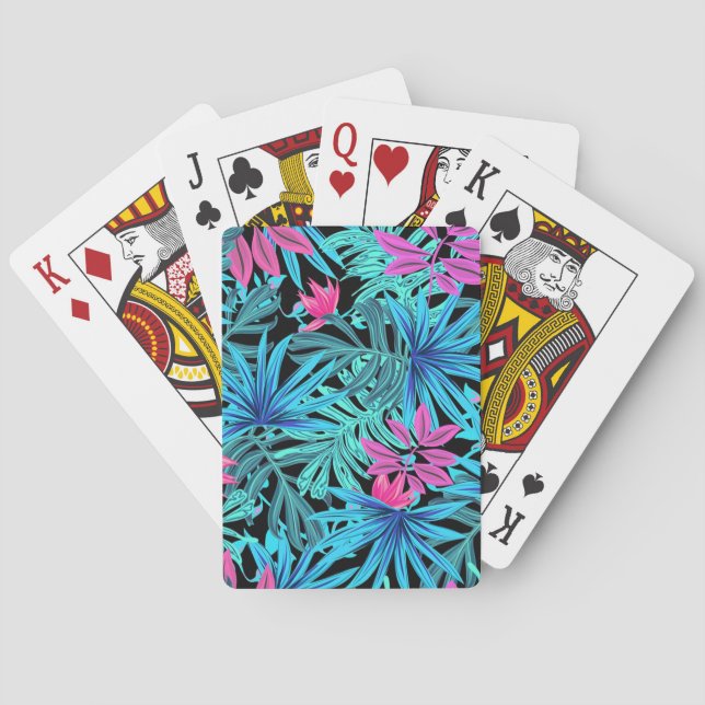 Baralho Folhas tropicais (Verso)