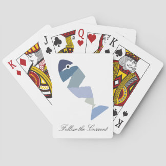 Baralho Follow the Current Fishing Playing Cards, Minimal