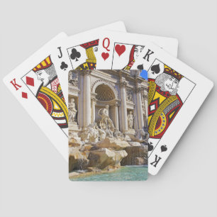 Baralho Fonte de Trevi Roma Fotografia