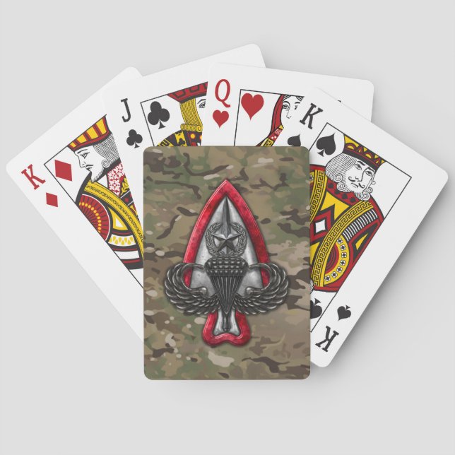 Baralho Fort Liberty Camo Play Cards (sem texto) (Verso)
