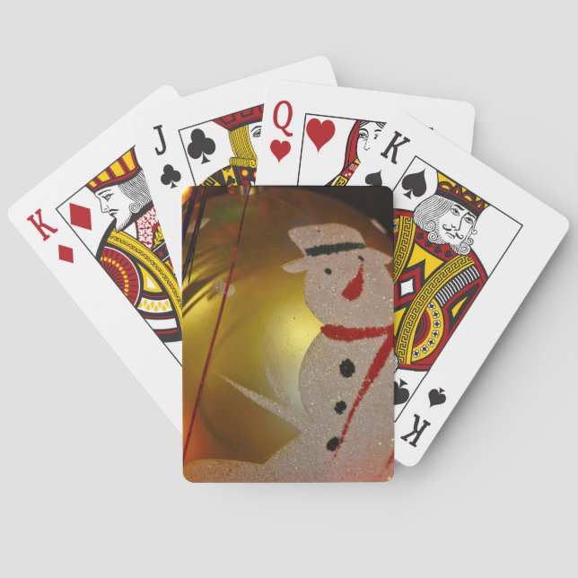 Baralho Fosco Snowman Ornament (Verso)
