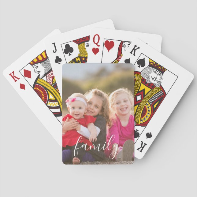 Baralho Foto da família (Verso)