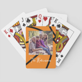 Baralho Foto da família de basquetebol