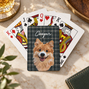 Baralho Foto de animal de estimação personalizada Xadrez T