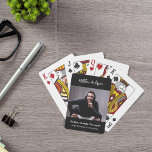 Baralho Foto de aniversário homem mito lenda nome diversão<br><div class="desc">Personalize e adicione sua própria foto do aniversariante/homem.  Personalize e adicione um nome,  idade 40 e um texto.  Texto: O Homem,  O Mito,  A Lenda.</div>