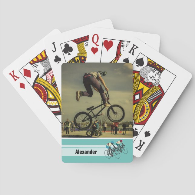 Baralho Foto de Ciclismo Retro (Verso)