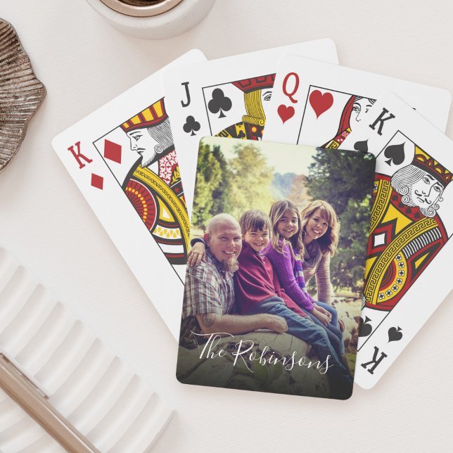 Baralho Foto de Família com Filtro Brilhante Personalizada (Criador carregado)