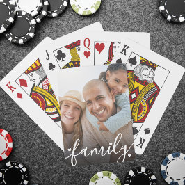 Baralho Foto de Família Personalizada