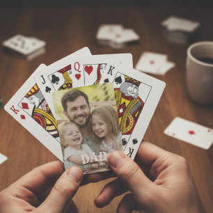 Baralho Foto do Papai Estabelecida