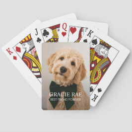 Baralho Foto Personalizada de Cachorro Moderno