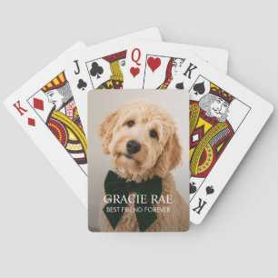 Baralho Foto Personalizada de Cachorro Moderno