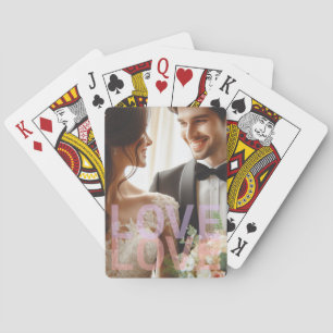 Baralho Foto Personalizada para Casais e Família, AMOR