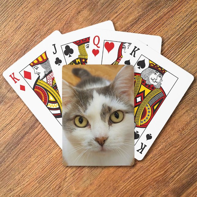 Baralho Foto personalizada personalizada (Personalized Custom Photo Playing Cards)