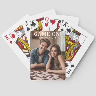Baralho Foto Personalizada Personalizada do Jogo em Casais