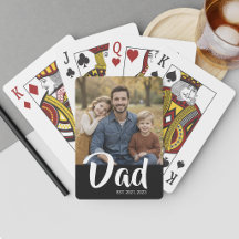 Foto preta com texto do Papai Estabelecido