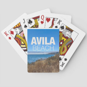 Baralho Fotografia da Praia de Avila Califórnia