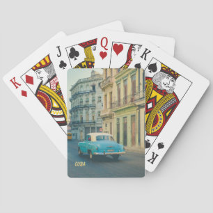 Baralho Fotografia de Rua de Carro Clássico Antigo Havana