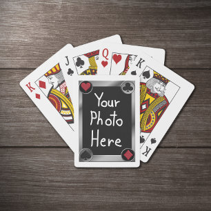 Baralho Fotos nos Naipes do Poker