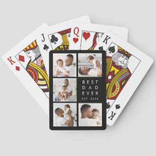 Baralho Fotos Personalizadas Melhor Pai do Mundo